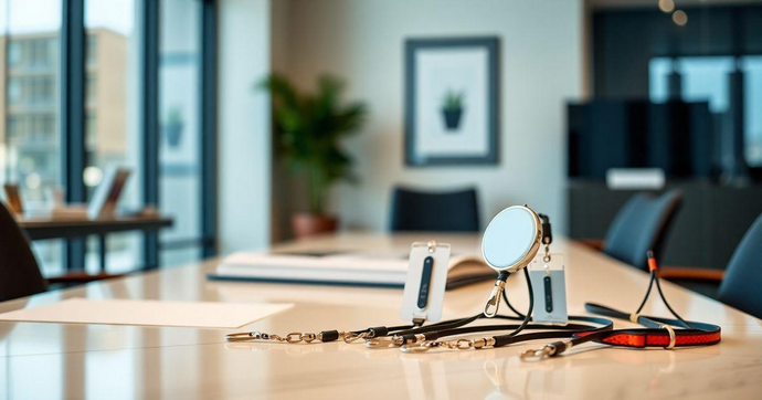 Cordão para Crachá Retrátil: Praticidade e Estilo