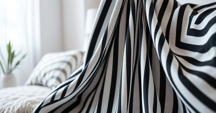 Tecido Listrado Preto e Branco: 7 Ideias Criativas para Usar