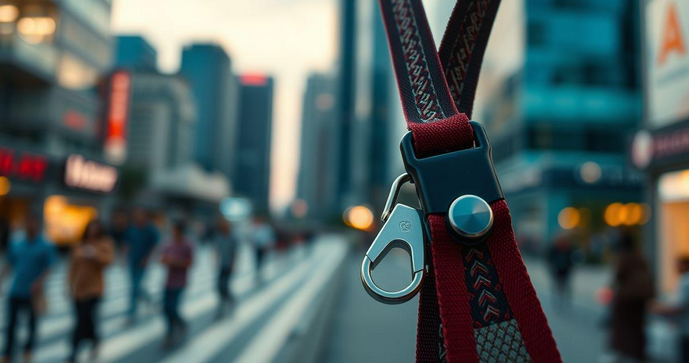 Cordão para Crachá com Trava de Segurança: Proteção e Estilo para seu Dia a Dia