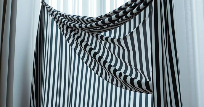 Tecido Listrado Preto e Branco: As Tendências e Uso em Decoração
