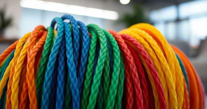 Cordão de polipropileno versátil e resistente para diversas aplicações